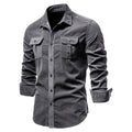 Camisa de Veludo Masculina