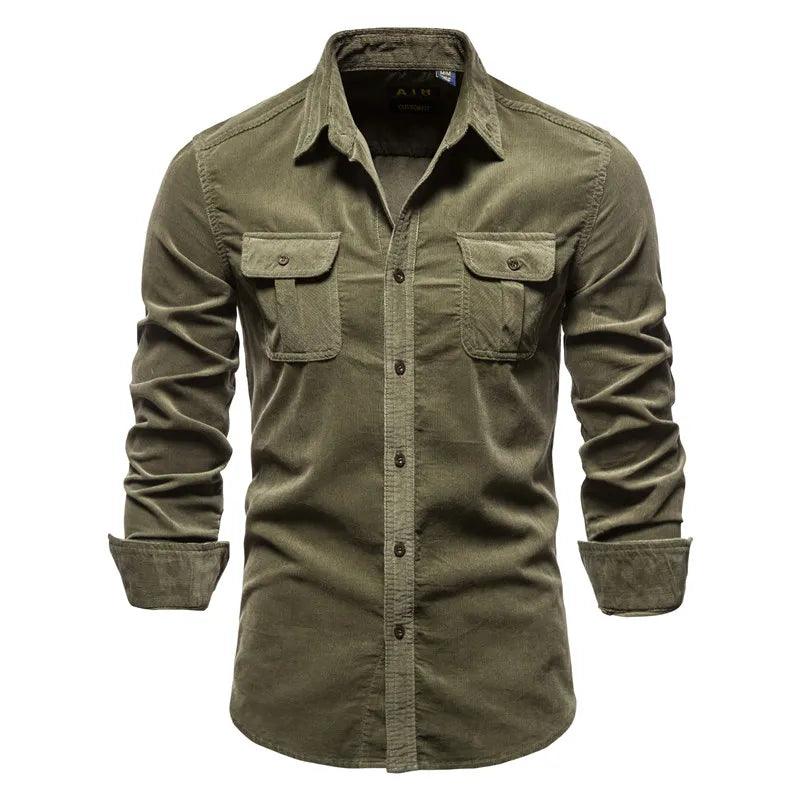 Camisa de Veludo Masculina